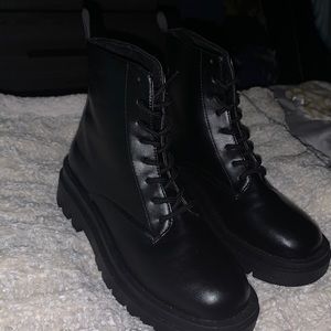 Black Combat Boots